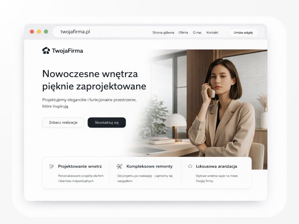 Strona wizytówka – proste rozwiązanie na start