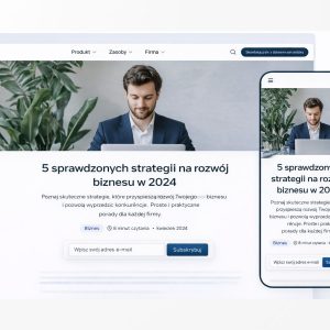 Pakiet artykułów na firmowego bloga